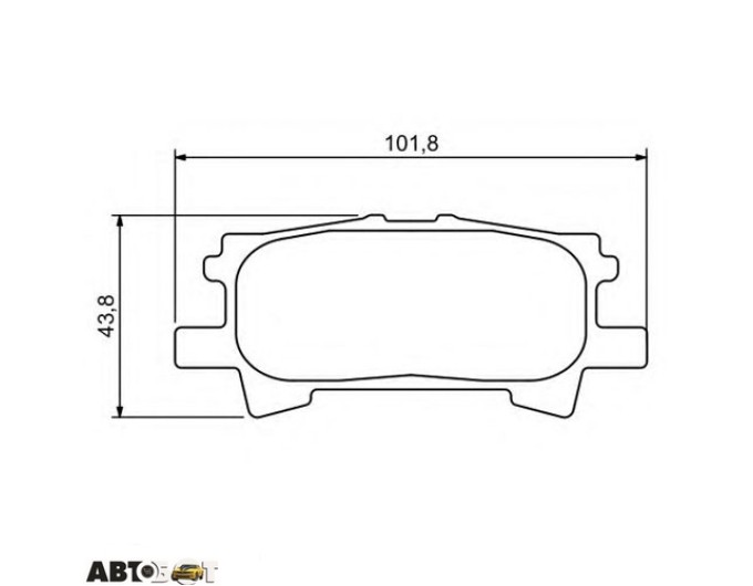 Тормозные колодки Bosch 0 986 494 224, цена: 1 489 грн.