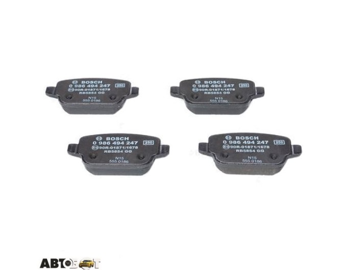 Тормозные колодки Bosch 0 986 494 247, цена: 2 296 грн.