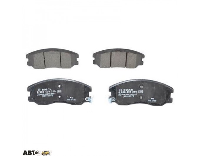 Тормозные колодки Bosch 0 986 494 250, цена: 3 397 грн.