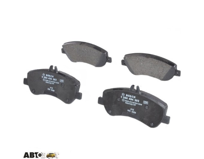Тормозные колодки Bosch 0 986 494 302, цена: 4 087 грн.