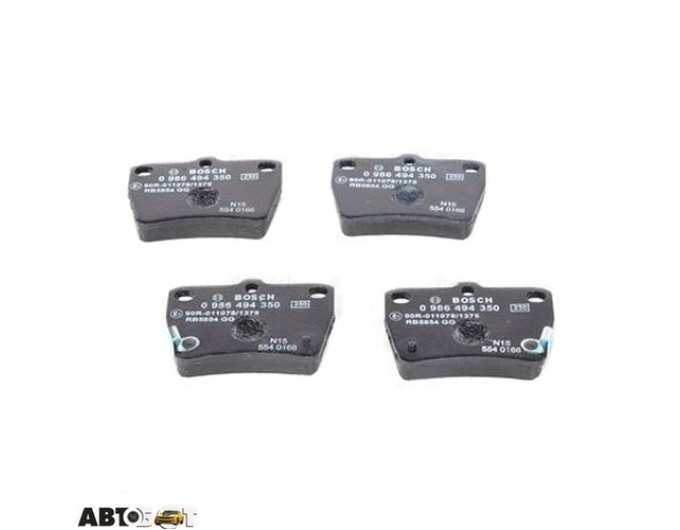 Тормозные колодки Bosch 0 986 494 350, цена: 1 537 грн.