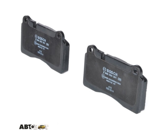 Тормозные колодки Bosch 0986494351, цена: 3 373 грн.
