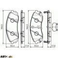 Тормозные колодки Bosch 0 986 494 377, цена: 3 010 грн.