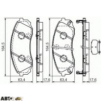 Гальмівні колодки Bosch 0 986 494 377