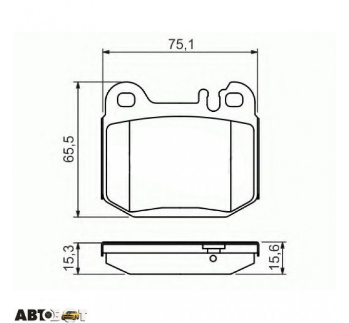 Гальмівні колодки Bosch 0 986 494 410, ціна: 1 564 грн.