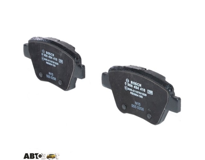 Гальмівні колодки Bosch 0 986 494 416, ціна: 3 184 грн.
