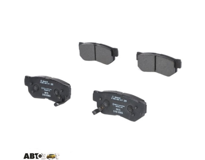 Тормозные колодки Bosch 0 986 494 417, цена: 1 839 грн.