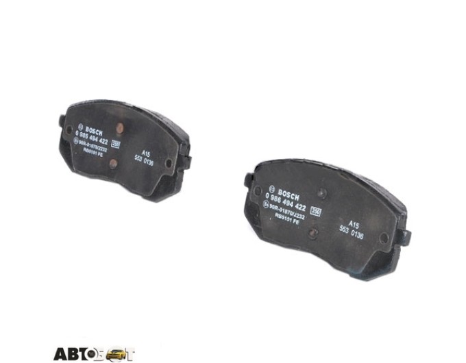 Гальмівні колодки Bosch 0 986 494 422, ціна: 3 077 грн.