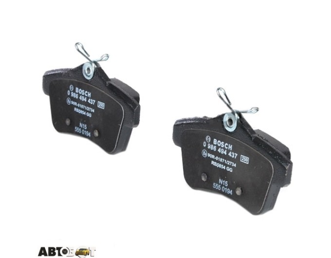 Гальмівні колодки Bosch 0 986 494 437, ціна: 2 799 грн.