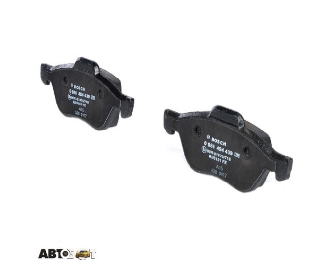 Тормозные колодки Bosch 0 986 494 439, цена: 2 861 грн.