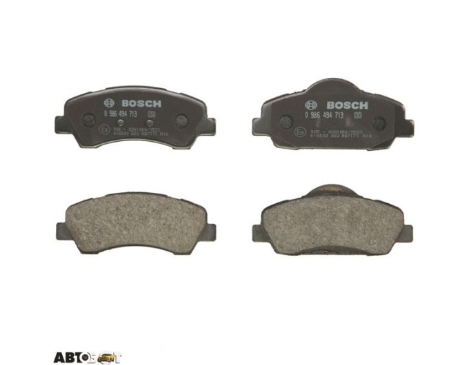 Тормозные колодки Bosch 0 986 494 713, цена: 2 298 грн.