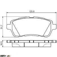 Тормозные колодки Bosch 0 986 495 108