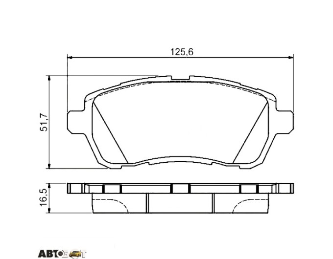 Тормозные колодки Bosch 0 986 495 108, цена: 2 425 грн.