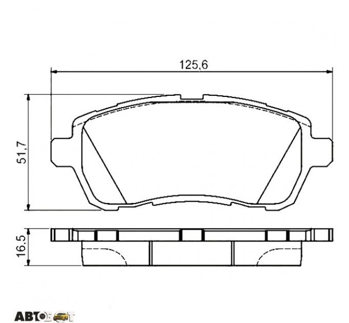 Гальмівні колодки Bosch 0 986 495 108, ціна: 1 321 грн.