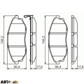 Тормозные колодки Bosch 0 986 495 353, цена: 2 543 грн.