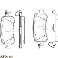 Гальмівні колодки Bosch 0 986 495 368