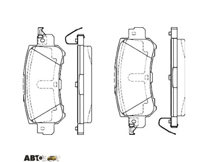 Тормозные колодки Bosch 0 986 495 368, цена: 1 707 грн.