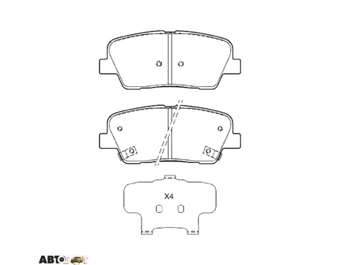 Тормозные колодки Bosch 0986495370, цена: 2 184 грн.