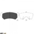 Тормозные колодки KAVO PARTS KBP-1007, цена: 1 144 грн.