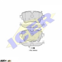 Тормозные колодки ICER 182211