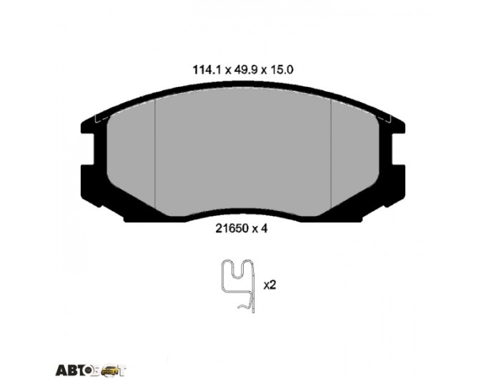 Гальмівні колодки Textar 2165001, ціна: 3 197 грн.