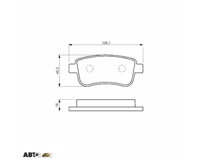 Тормозные колодки Bosch 0 986 494 452, цена: 2 298 грн.