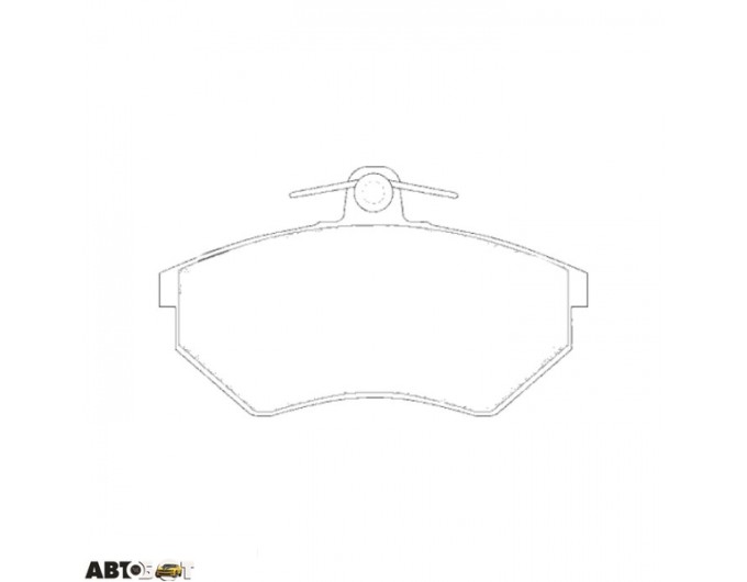 Гальмівні колодки ABE C1W005ABE, ціна: 1 491 грн.