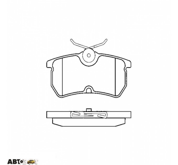 Тормозные колодки ABE C2G007ABE, цена: 570 грн.