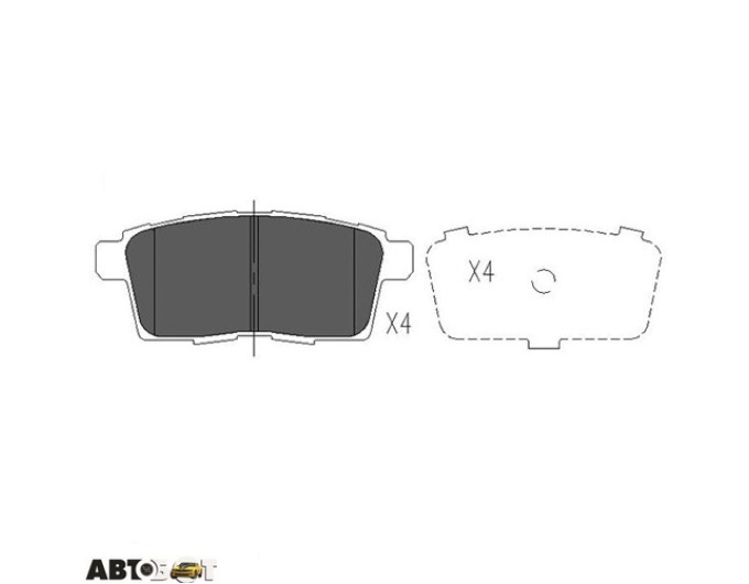Тормозные колодки KAVO PARTS KBP-4559, цена: 1 843 грн.