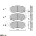 Тормозные колодки METELLI 22-0503-0, цена: 1 093 грн.