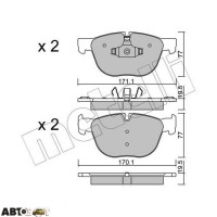 Тормозные колодки METELLI 22-0770-0