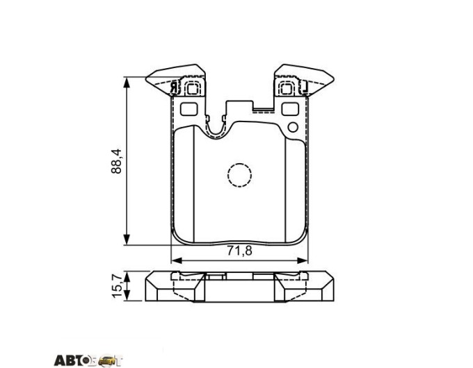 Тормозные колодки Bosch 0 986 495 335, цена: 3 689 грн.