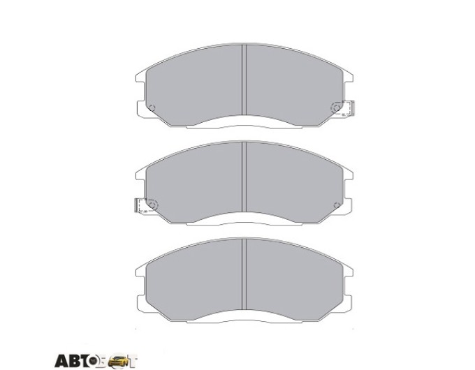 Гальмівні колодки KAVO PARTS KBP-3019, ціна: 1 888 грн.