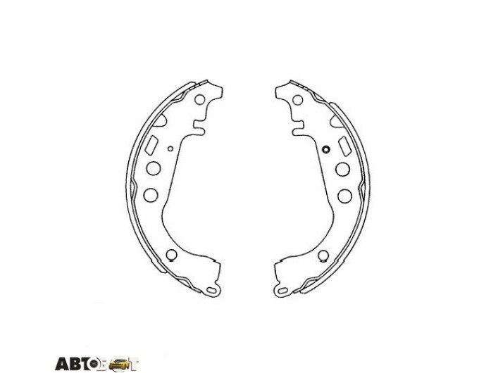 Тормозные колодки KAVO PARTS KBS-9904, цена: 1 428 грн.