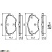 Гальмівні колодки Bosch 0 986 494 716, ціна: 1 345 грн.