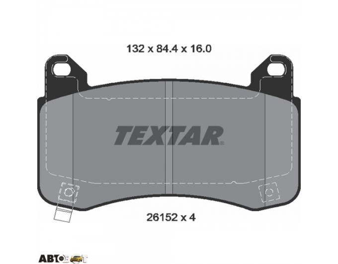Гальмівні колодки Textar 2615201, ціна: 12 924 грн.