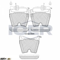 Тормозные колодки ICER 182113
