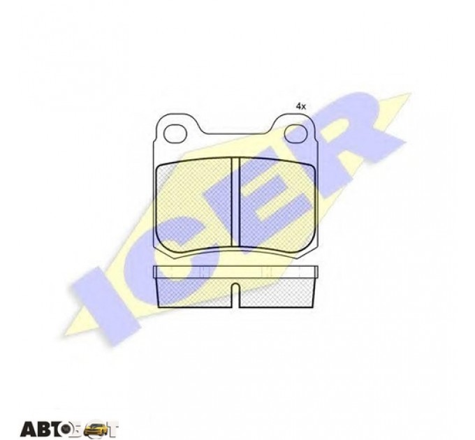 Тормозные колодки ICER 180517, цена: 543 грн.
