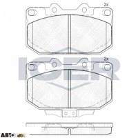 Тормозные колодки ICER 181755