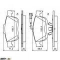 Тормозные колодки Bosch 0 986 494 795, цена: 3 132 грн.