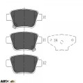 Тормозные колодки KAVO PARTS KBP-9019, цена: 1 235 грн.
