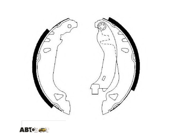 Тормозные колодки Bosch 0 986 487 250, цена: 1 915 грн.