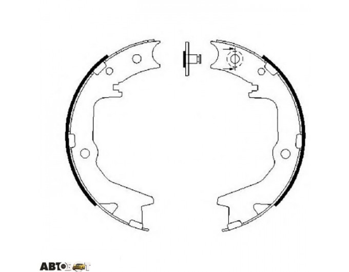 Гальмівні колодки Bosch 0 986 487 683, ціна: 2 157 грн.