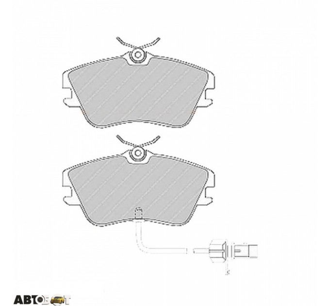 Гальмівні колодки FERODO FE FVR1519, ціна: 2 436 грн.