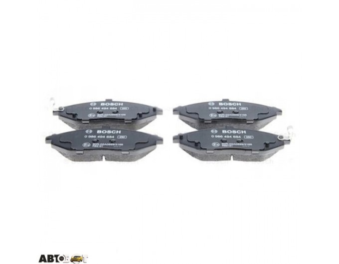 Тормозные колодки Bosch 0 986 494 684, цена: 2 200 грн.