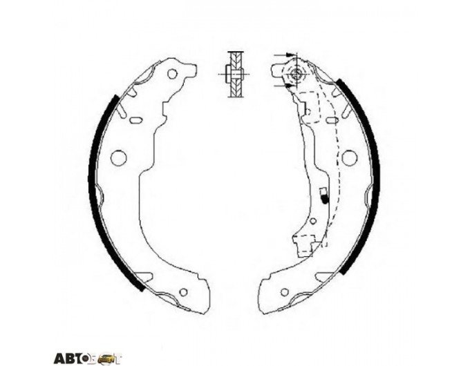 Тормозные колодки Bosch 0 986 487 721, цена: 2 610 грн.