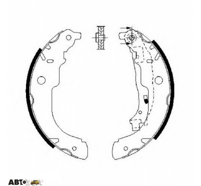 Тормозные колодки Bosch 0 986 487 721, цена: 1 421 грн.