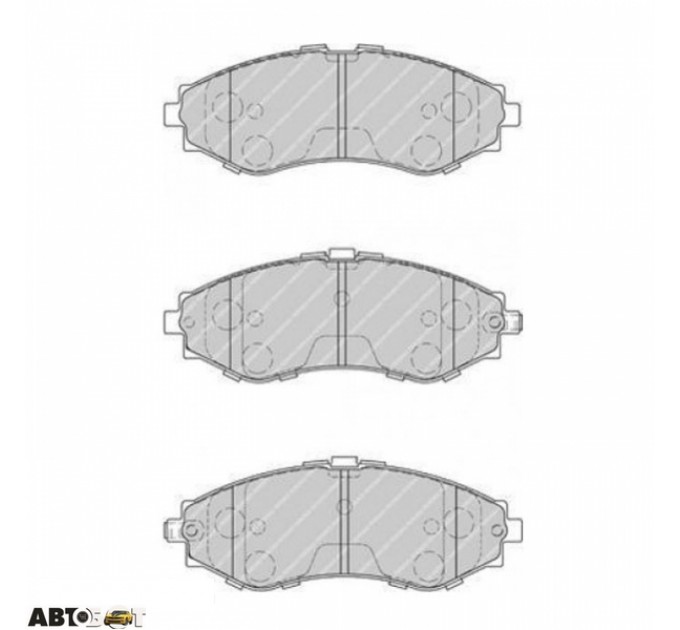 Тормозные колодки FERODO FE FDB1969, цена: 2 027 грн.