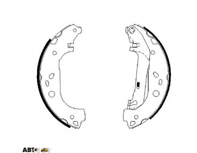 Тормозные колодки Bosch 0 986 487 667, цена: 2 859 грн.