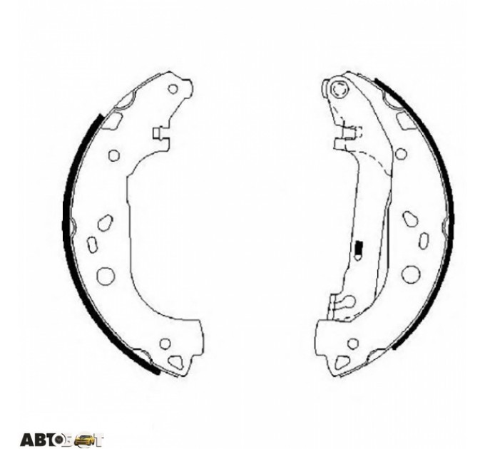 Гальмівні колодки Bosch 0 986 487 667, ціна: 1 556 грн.